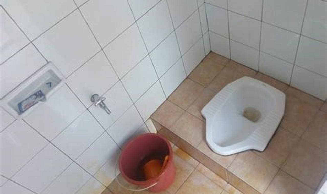 cara mengatasi wc jongkok tersumbat